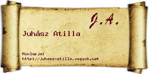 Juhász Atilla névjegykártya